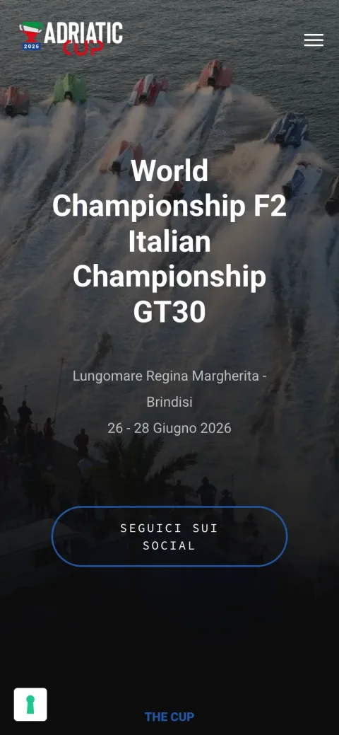 Il sito di Adriatic Cup · Circolo Nautico Porta d'Oriente realizzato da Moviweb: versione da telefono