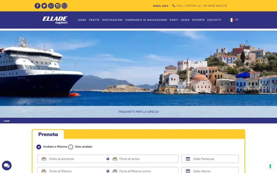 Ellade Traghetti: progetto realizzato da Moviweb, Cinquant’anni di biglietteria trasformati in una piattaforma digitale