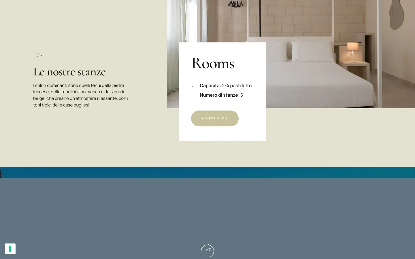 Il sito di Oronti realizzato da Moviweb: una sezione della home page